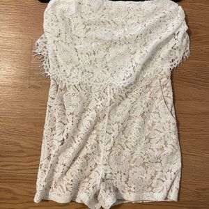 Mixology white romper